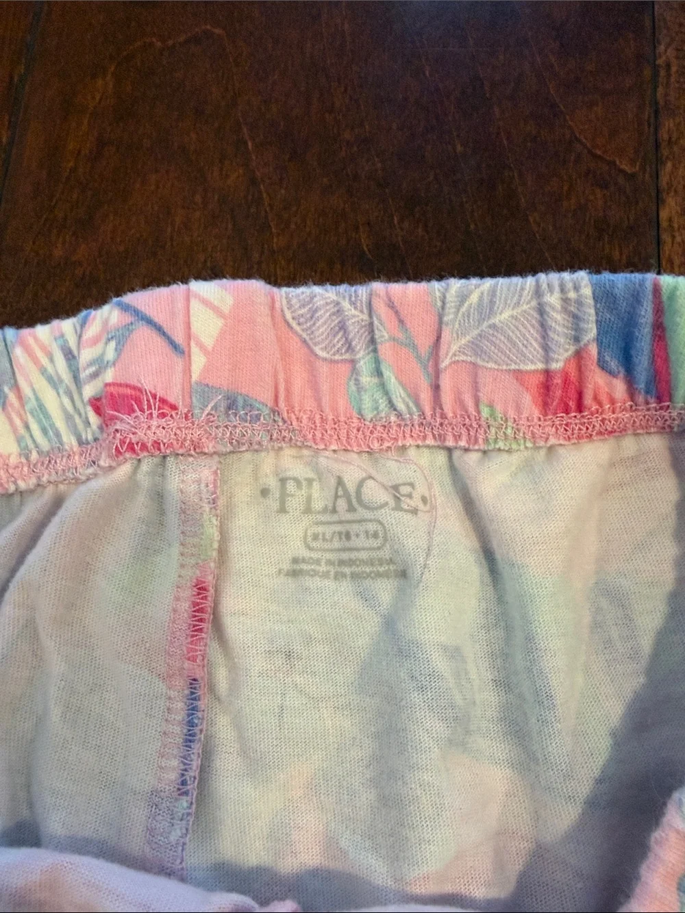 Girls Pink Turtle Tie-Front Tank with Pastel Tropical Shorts Matching Set